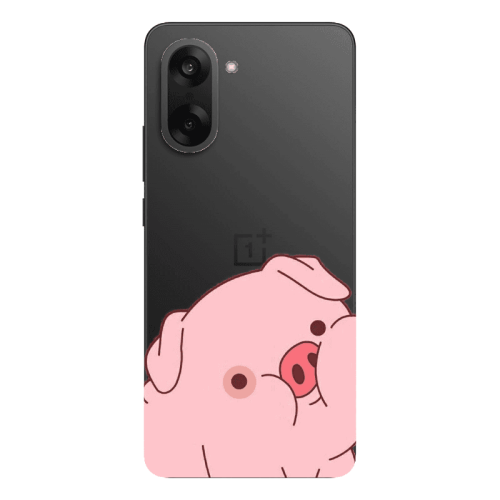 Oneplus Nord CE 5 Piggy 1 Transparent Silicone TPU Θήκη